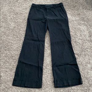 Banana Republic flare pants navy size 6